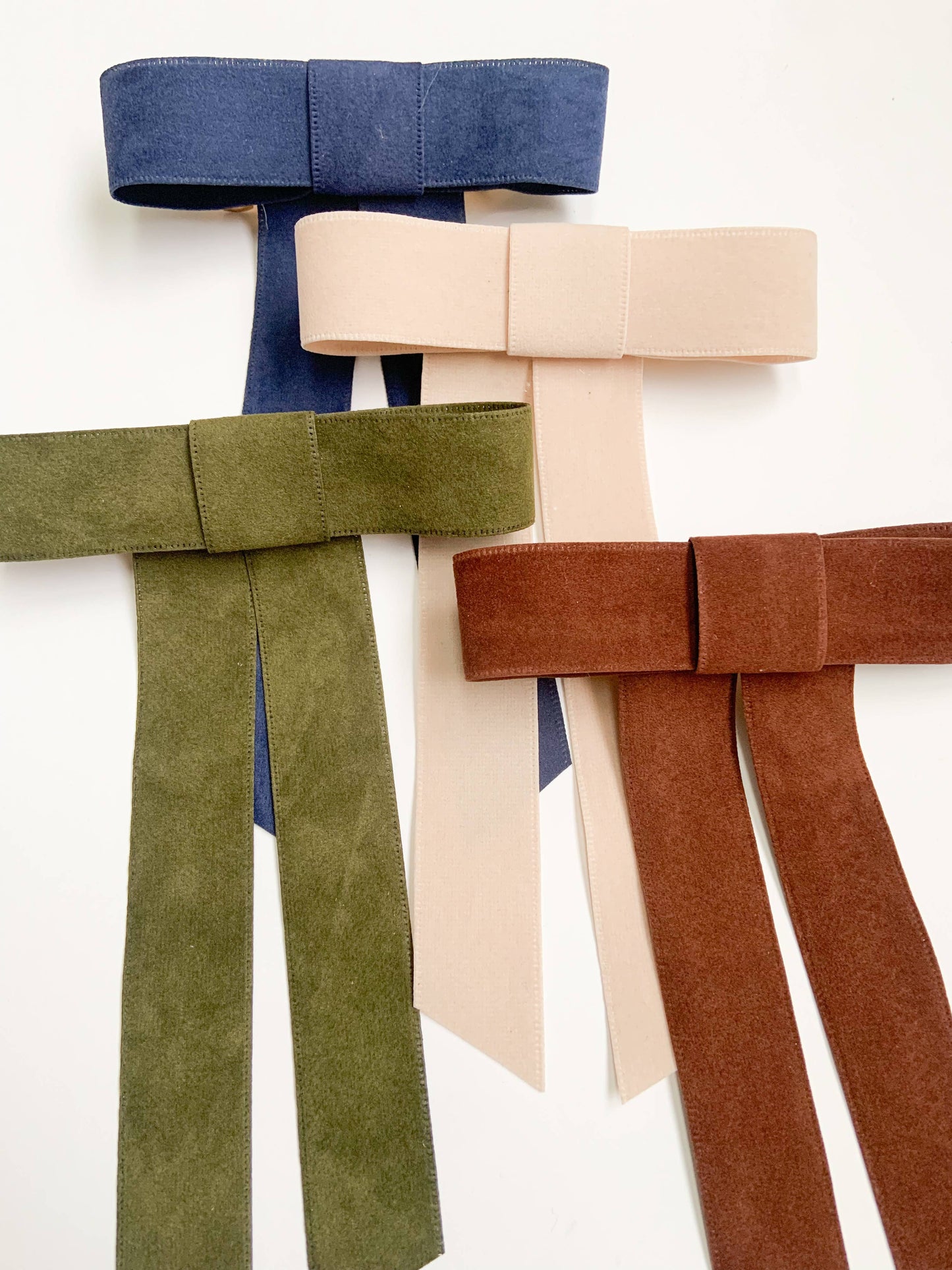 Vegan Suede Bow Barrette