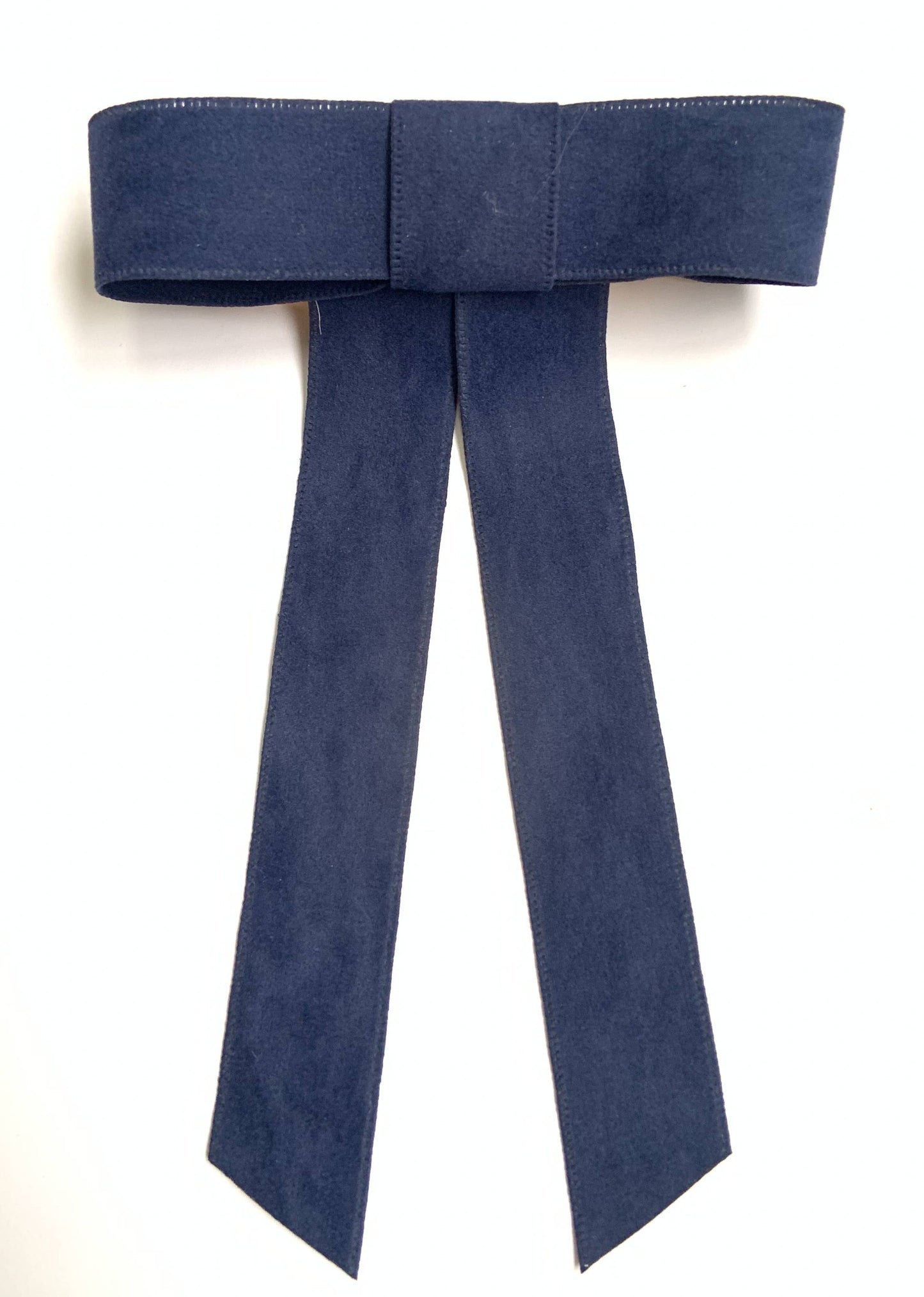 Vegan Suede Bow Barrette