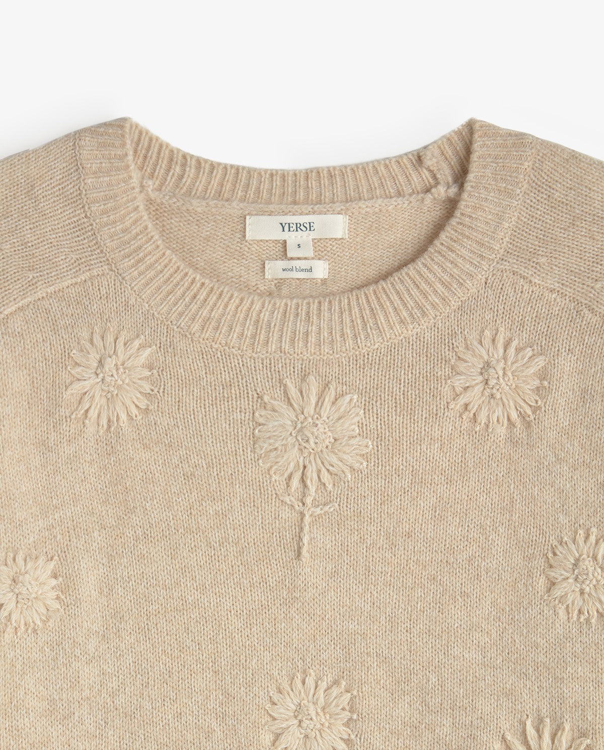 45531-Tone On Tone Embroidered Sweater