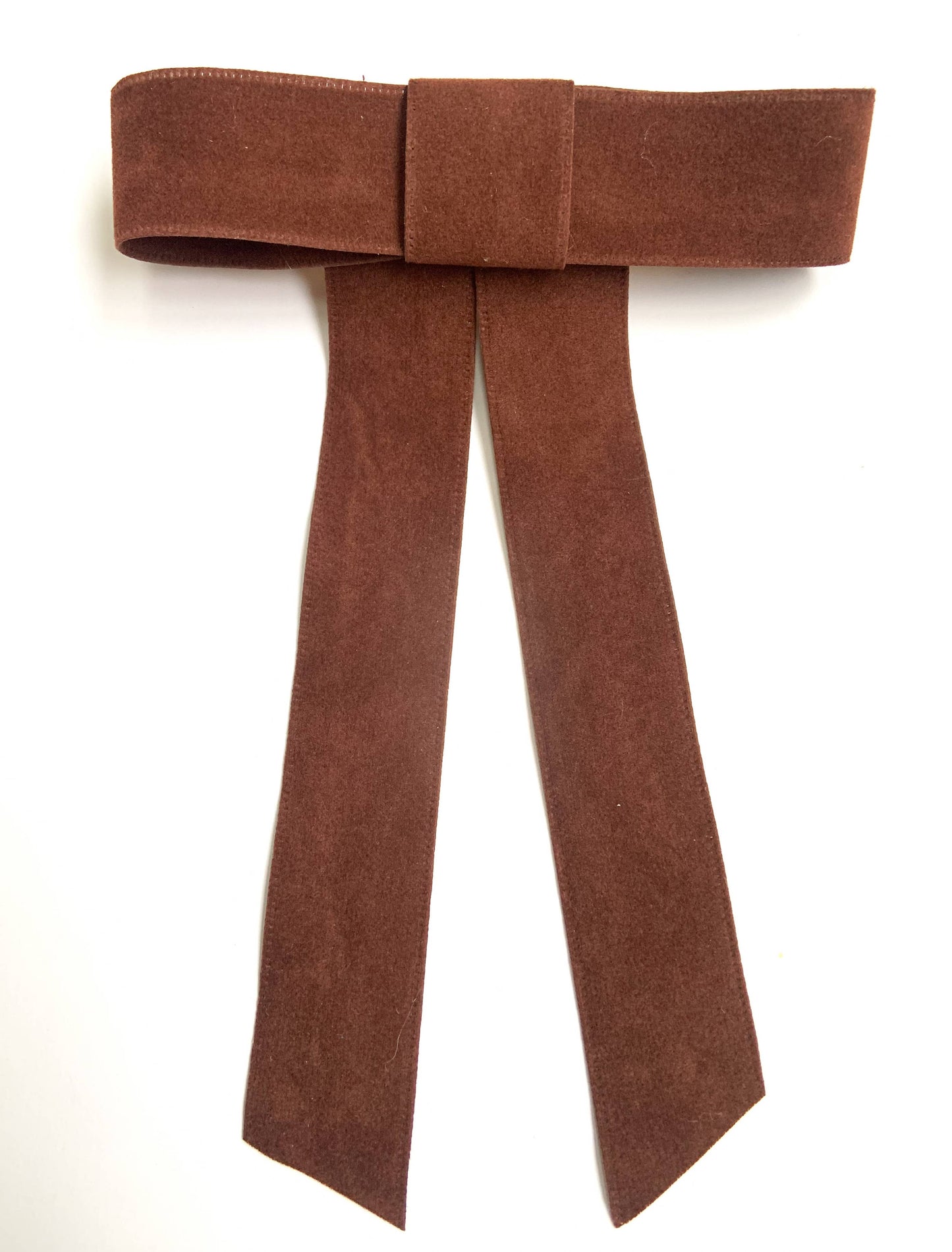 Vegan Suede Bow Barrette