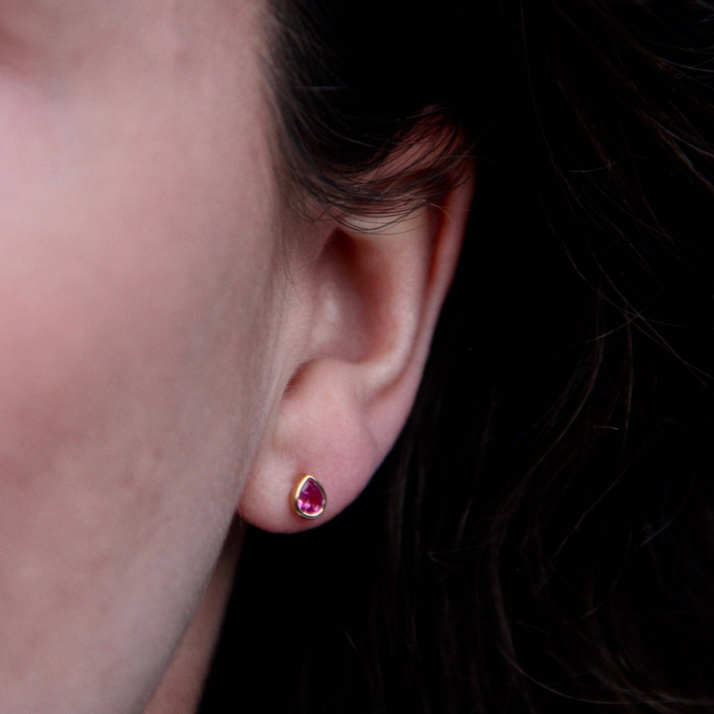 Joy Studs | Quartz & Gold