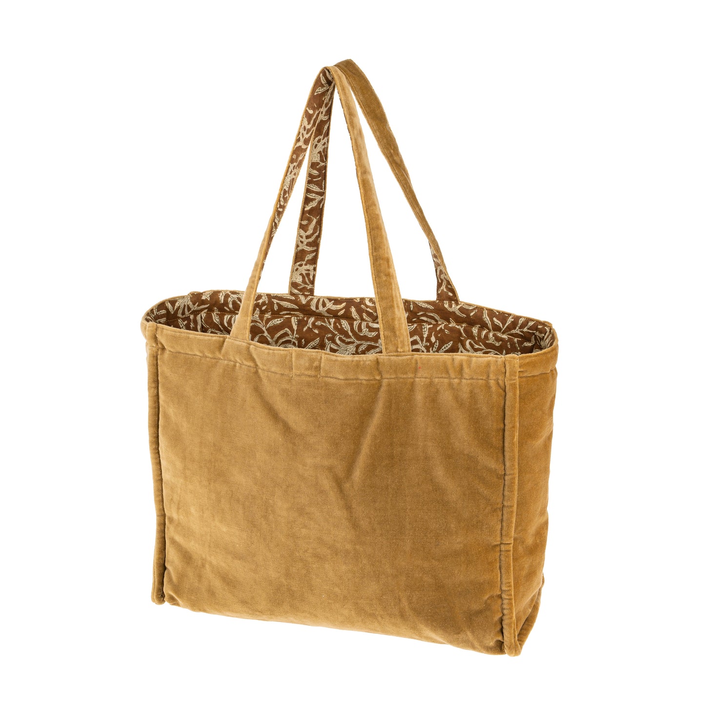 Bag - Block Print Velvet Reversible Tote