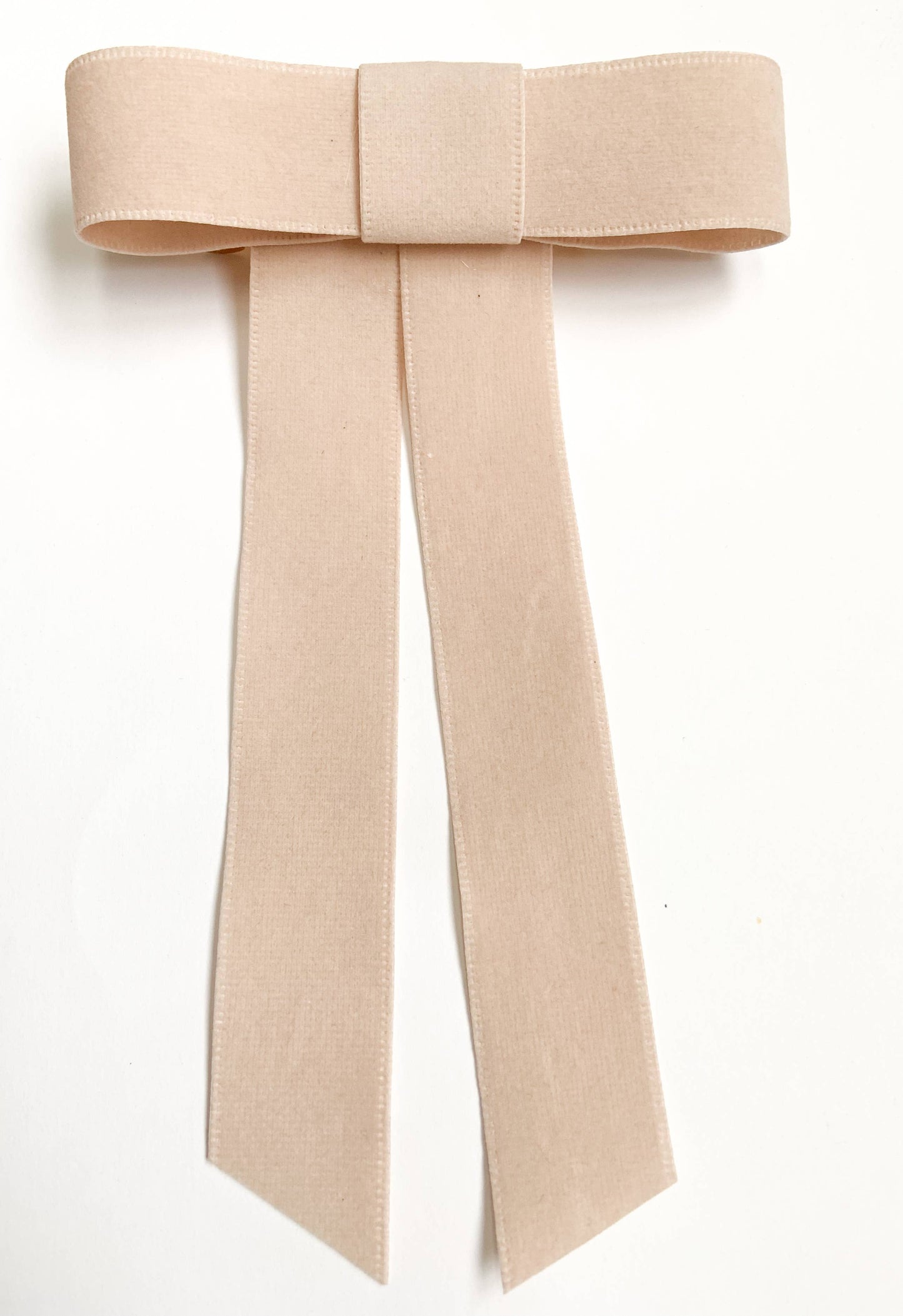 Vegan Suede Bow Barrette