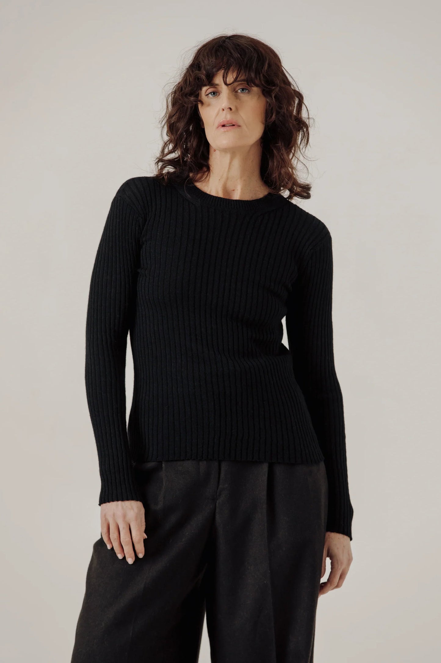 Fine Knit Rib Top