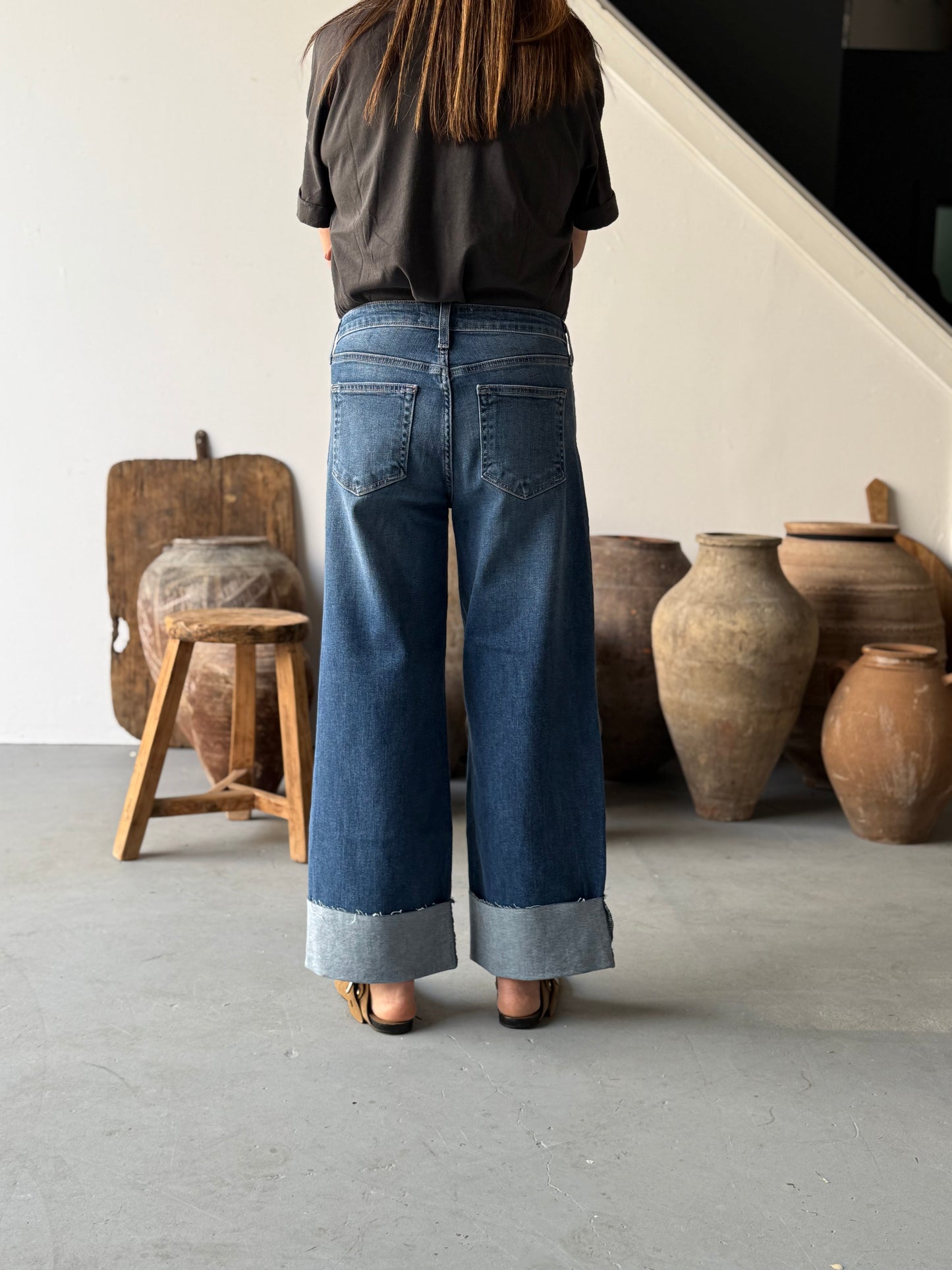 BP600 Cuffed Wide Leg