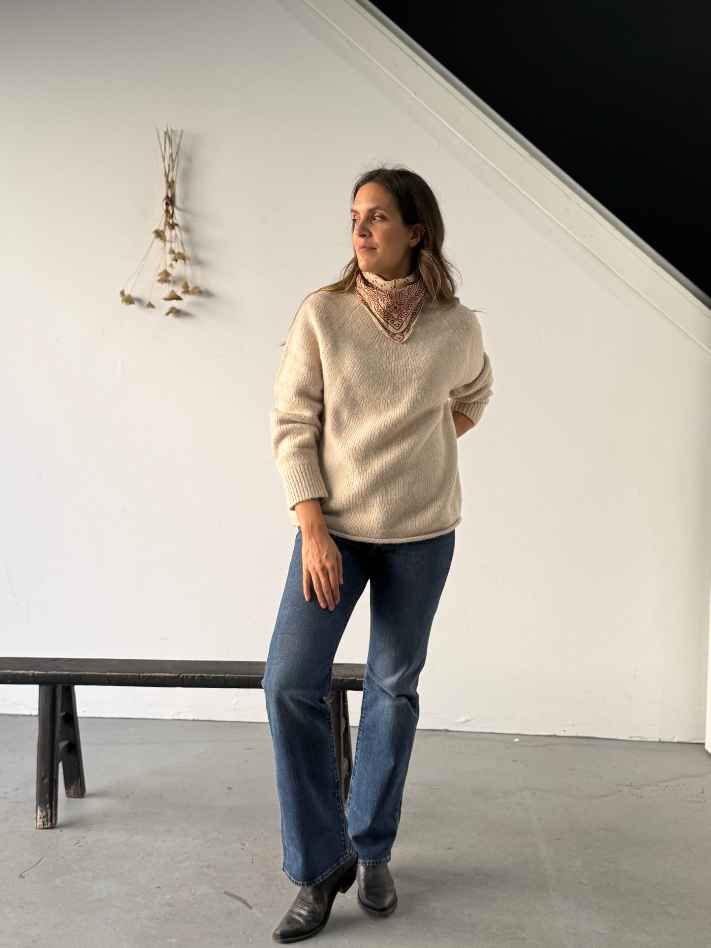 Handloom Rollneck Sweater