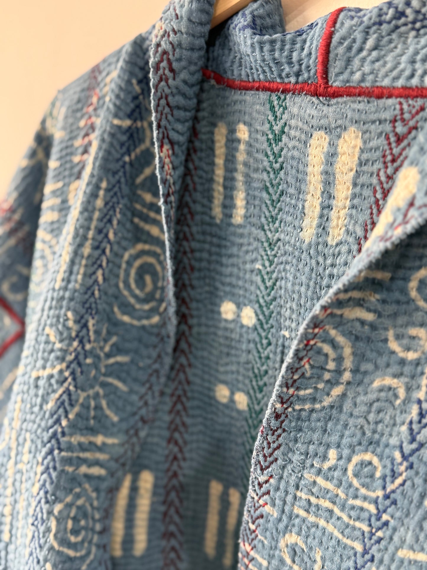 Indigo Kantha Jacket