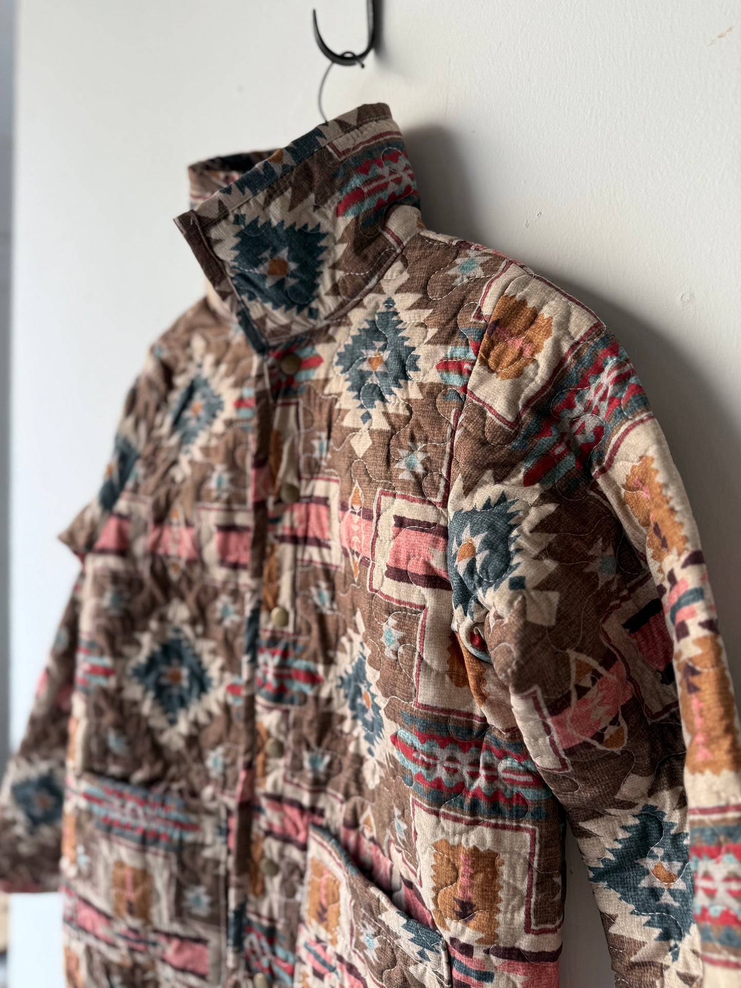 Quilted Ikat Jacket