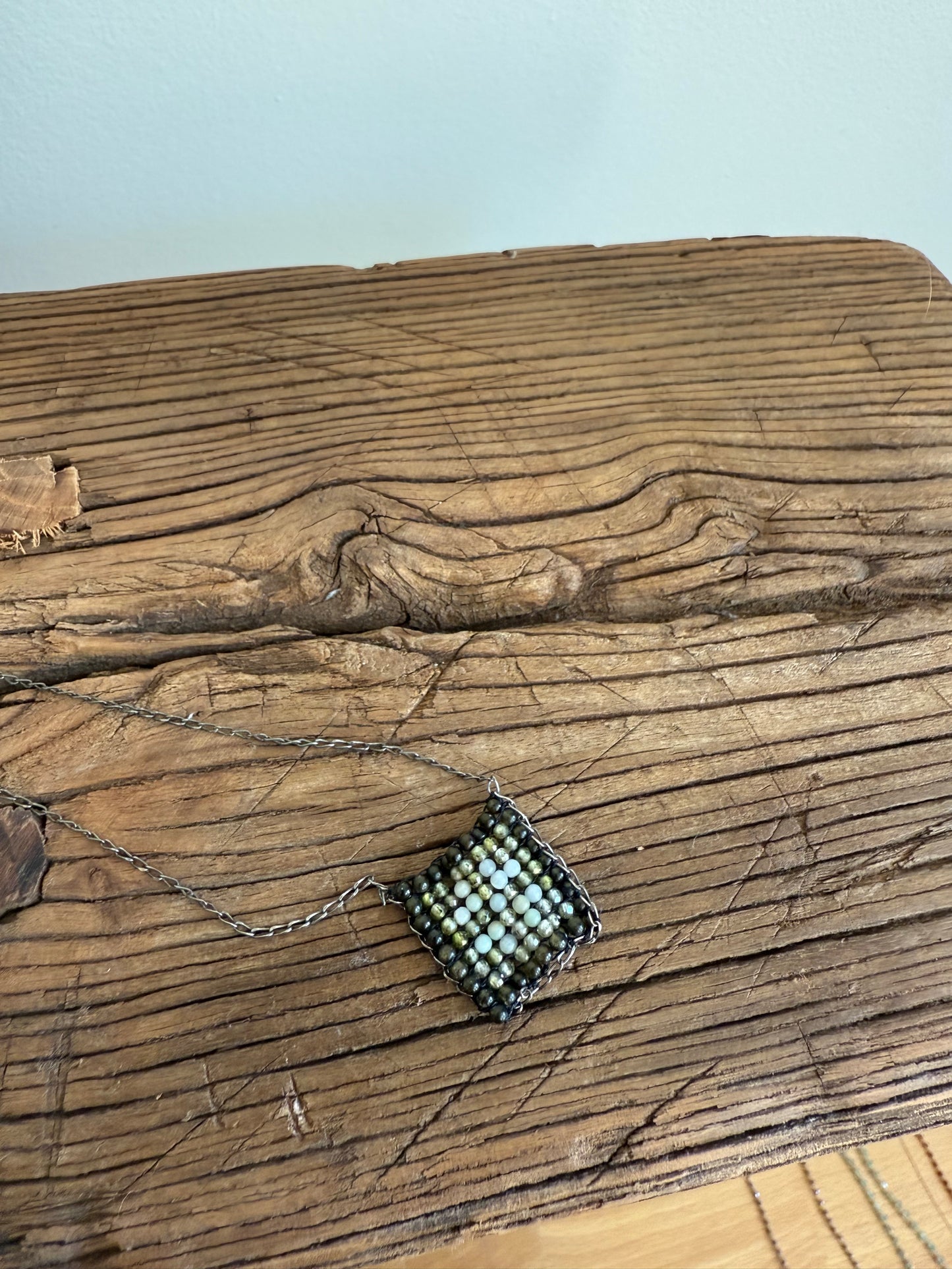 EB8 Square Beaded Necklace