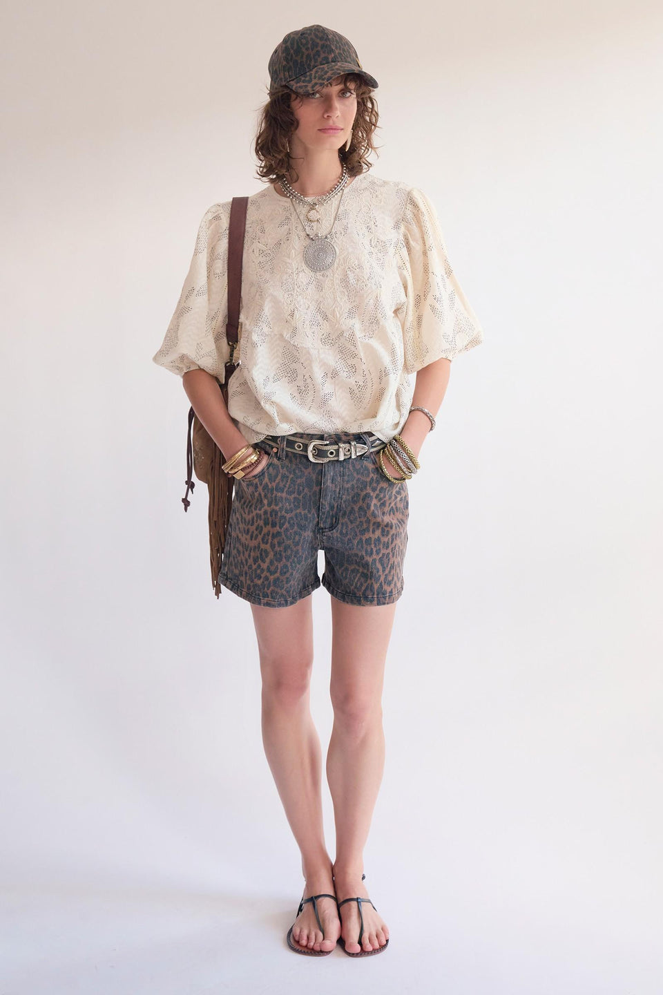 The Playa Leopard Print Short