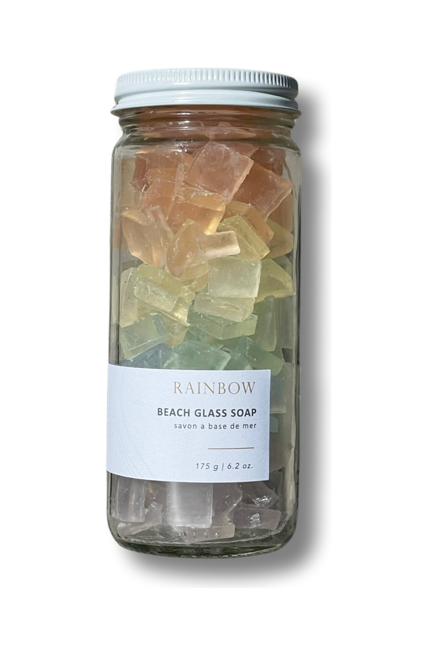Rainbow Beach Glass Soap