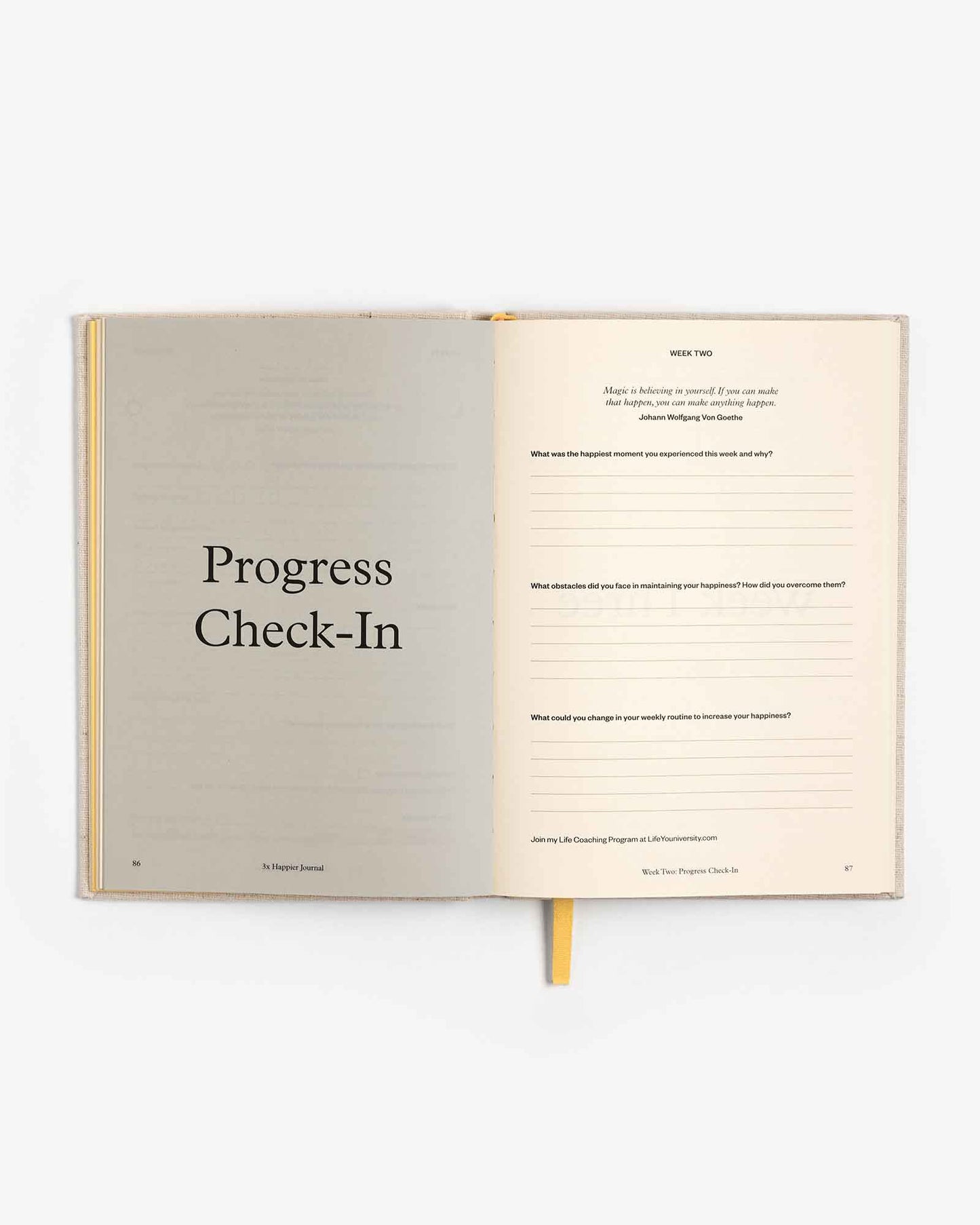 3x Happier Journal | Guided Mental Wellness Journal