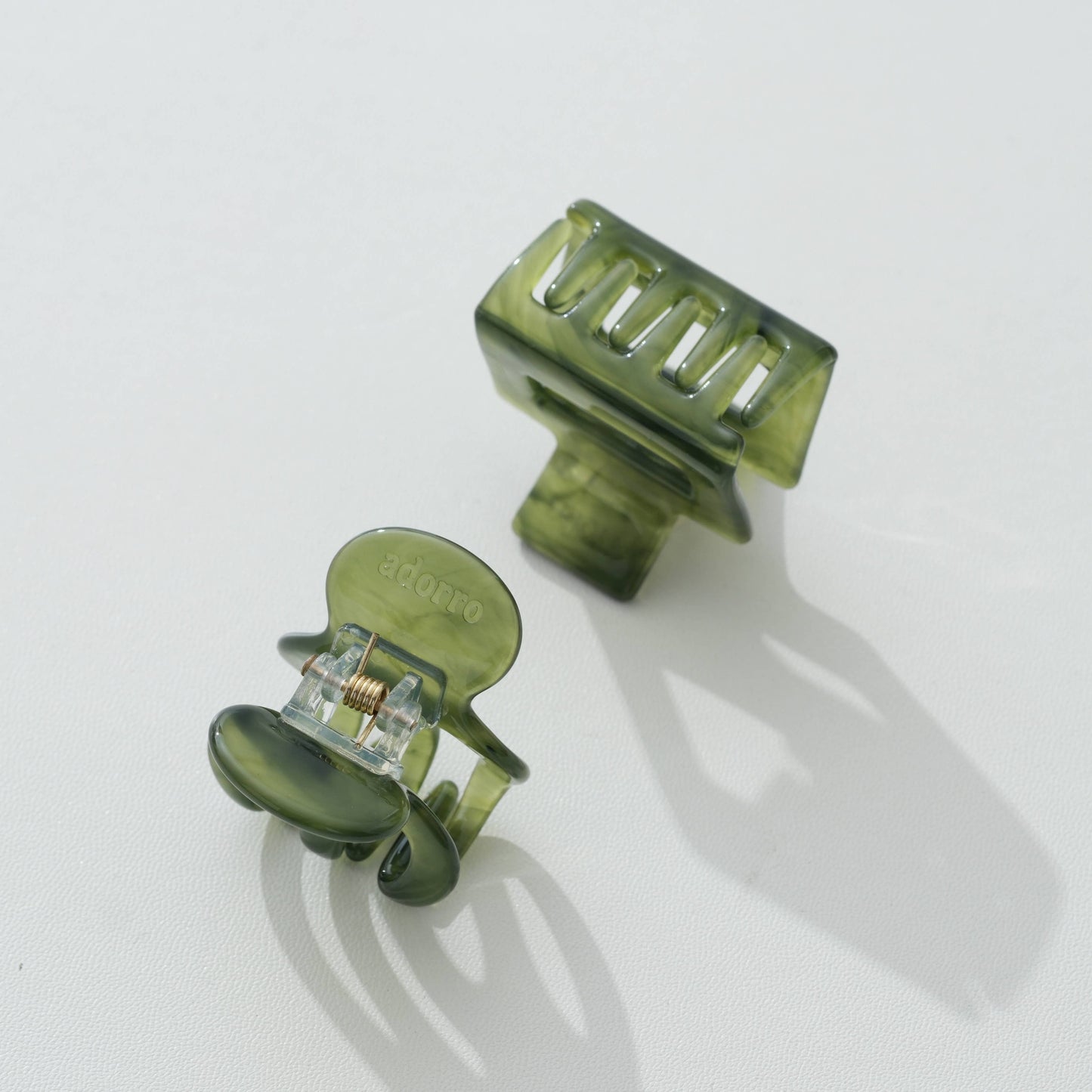 Jade Green Mini - Assorted Claw Clips