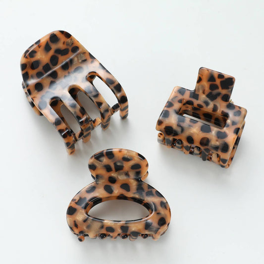 Wild Leopard Mini - Assorted Claw Clips