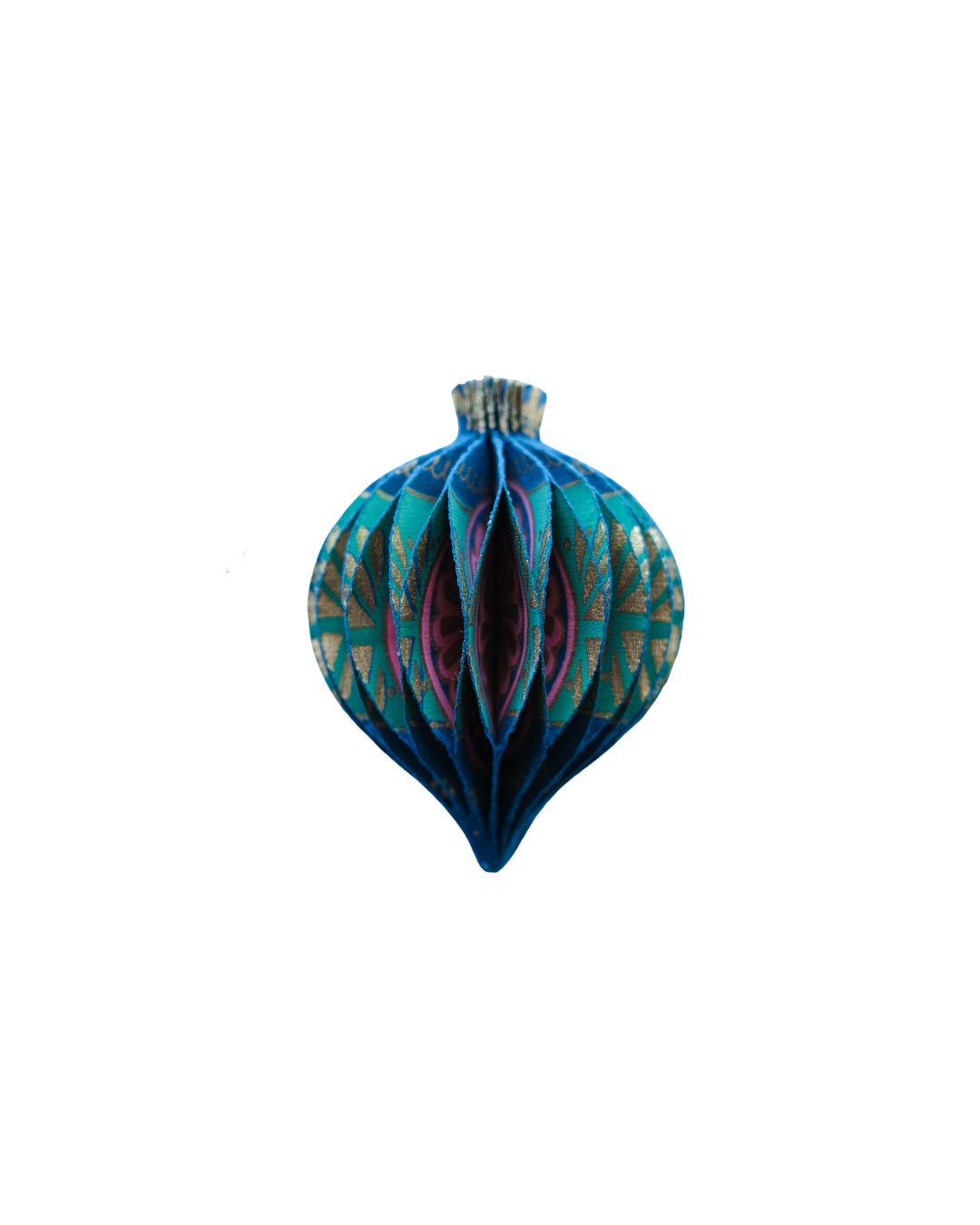 UK/EU: Blue Bauble Honeycomb