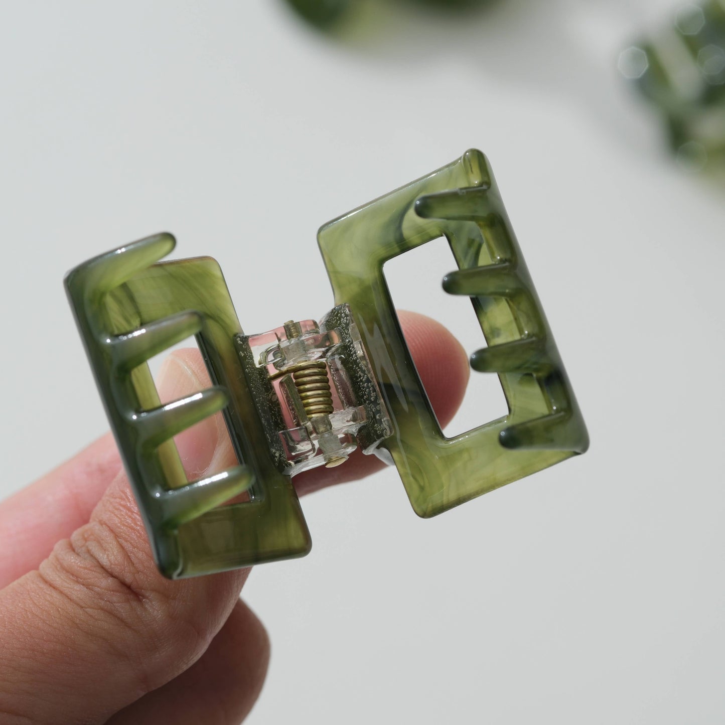 Jade Green Mini - Assorted Claw Clips