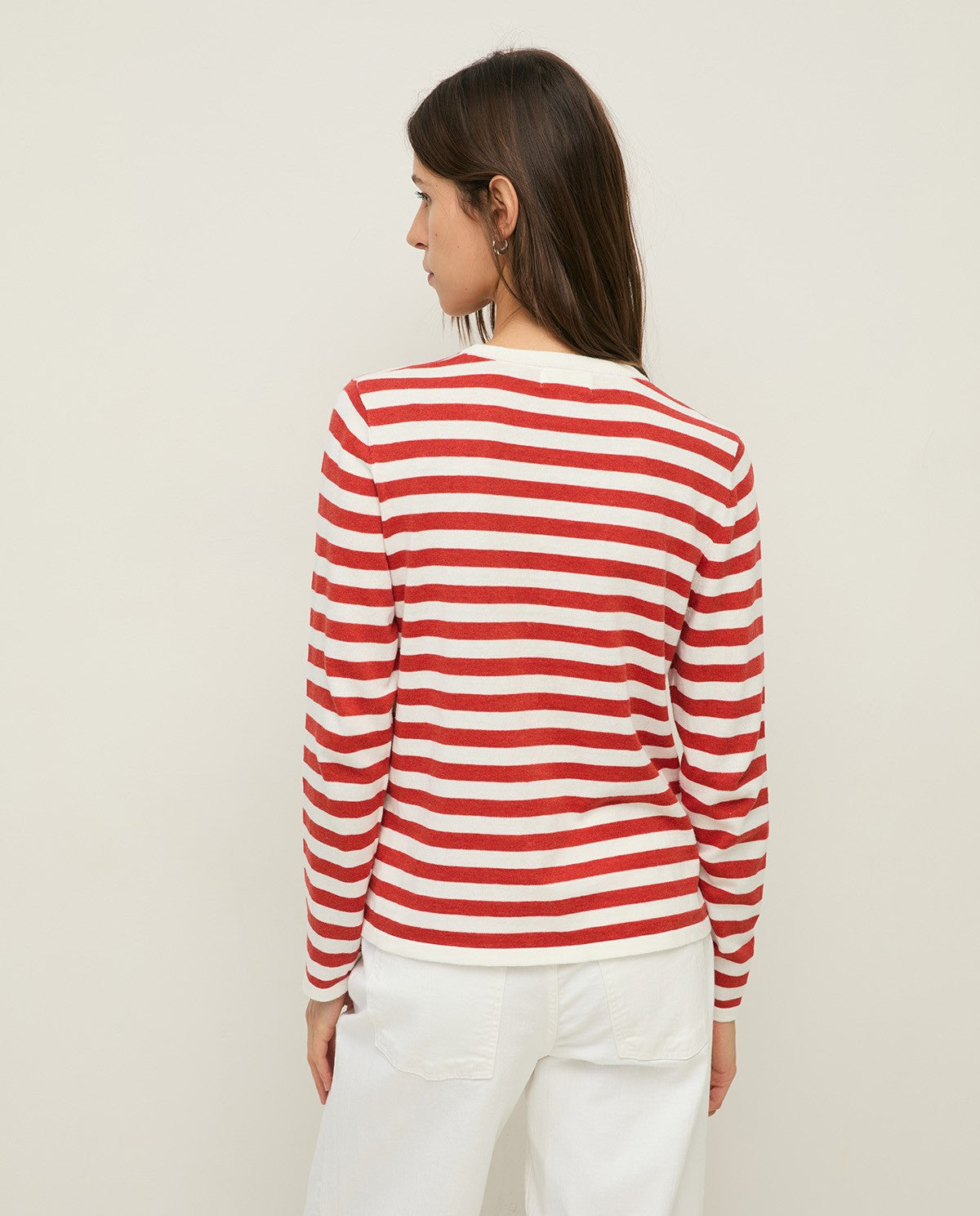 44502 - Striped Basic Sweater
