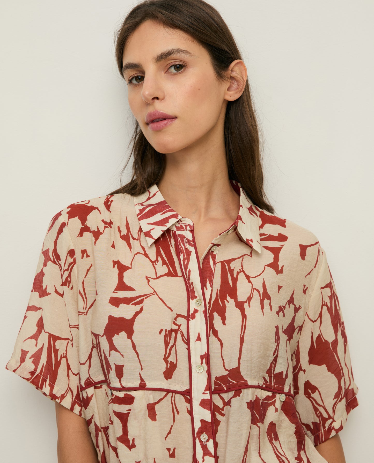 44840 - Printed Viscose Shirt