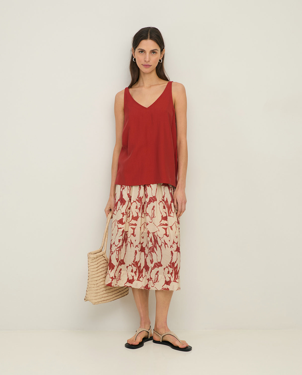 44841 - Printed Viscose Skirt