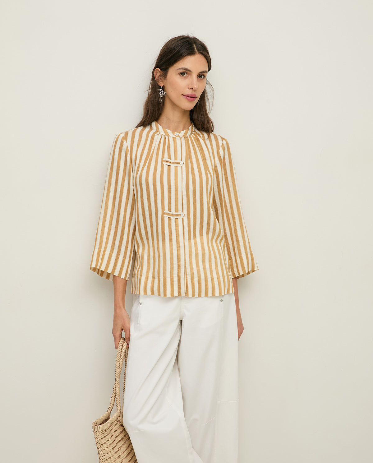 44848 - Striped Fabric Shirt