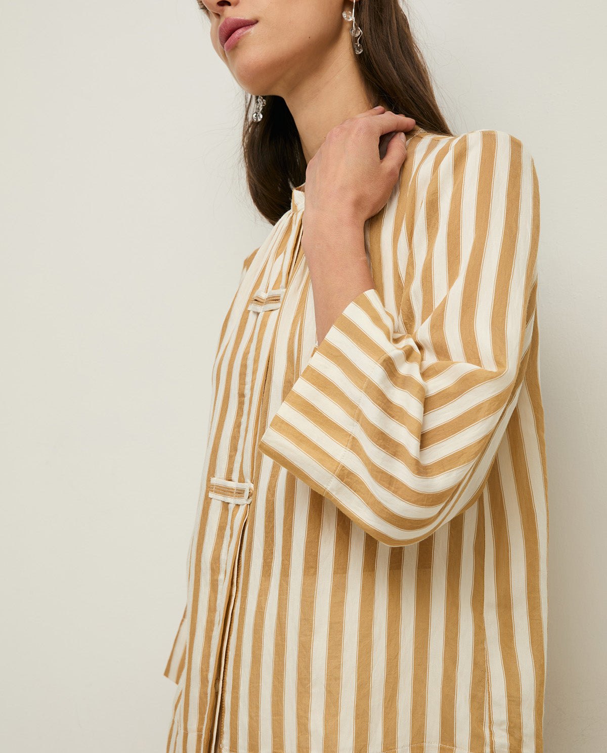 44848 - Striped Fabric Shirt