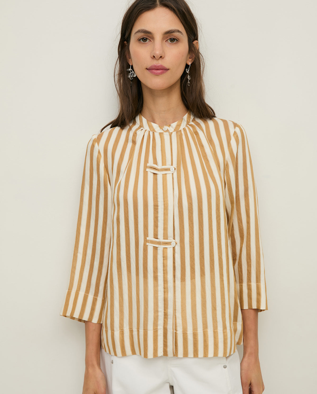 44848 - Striped Fabric Shirt