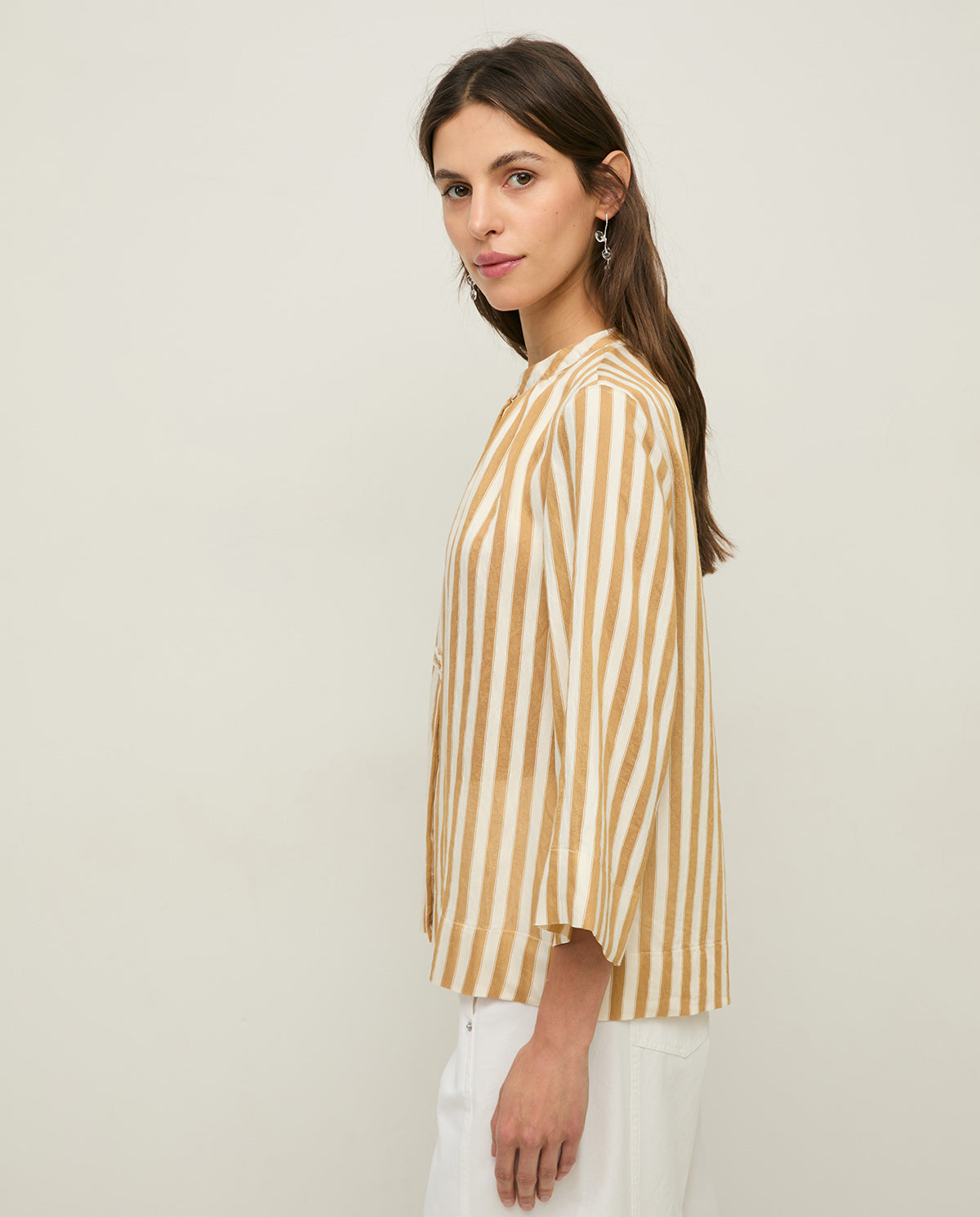 44848 - Striped Fabric Shirt