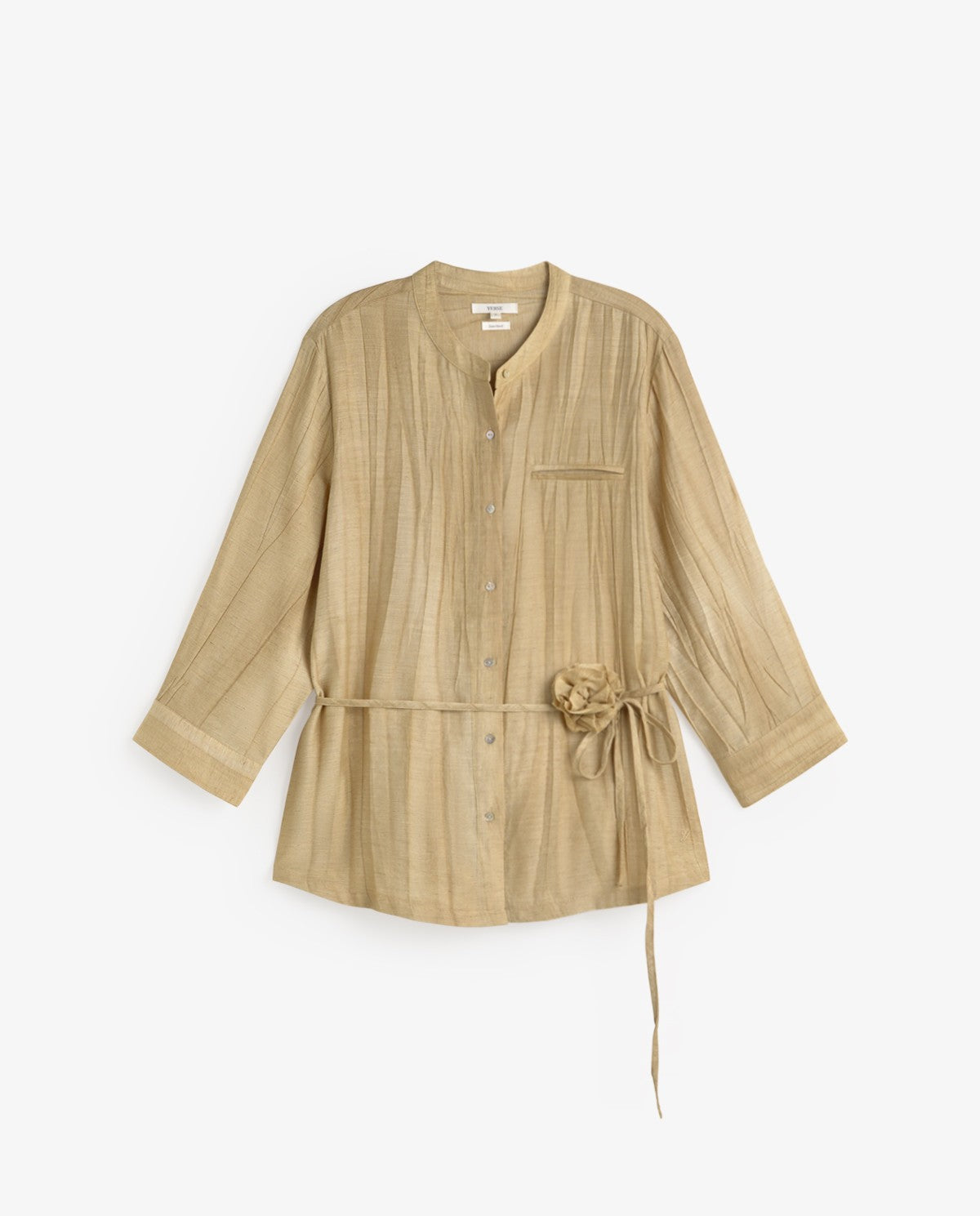 44857 - Crinkled Effect Shirt