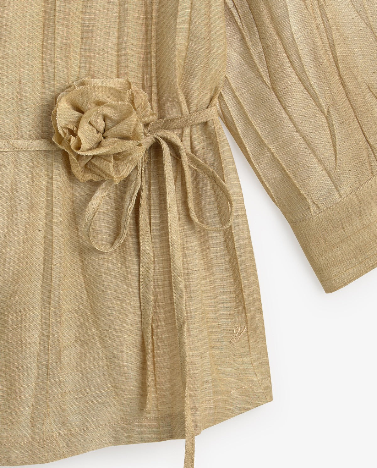 44857 - Crinkled Effect Shirt