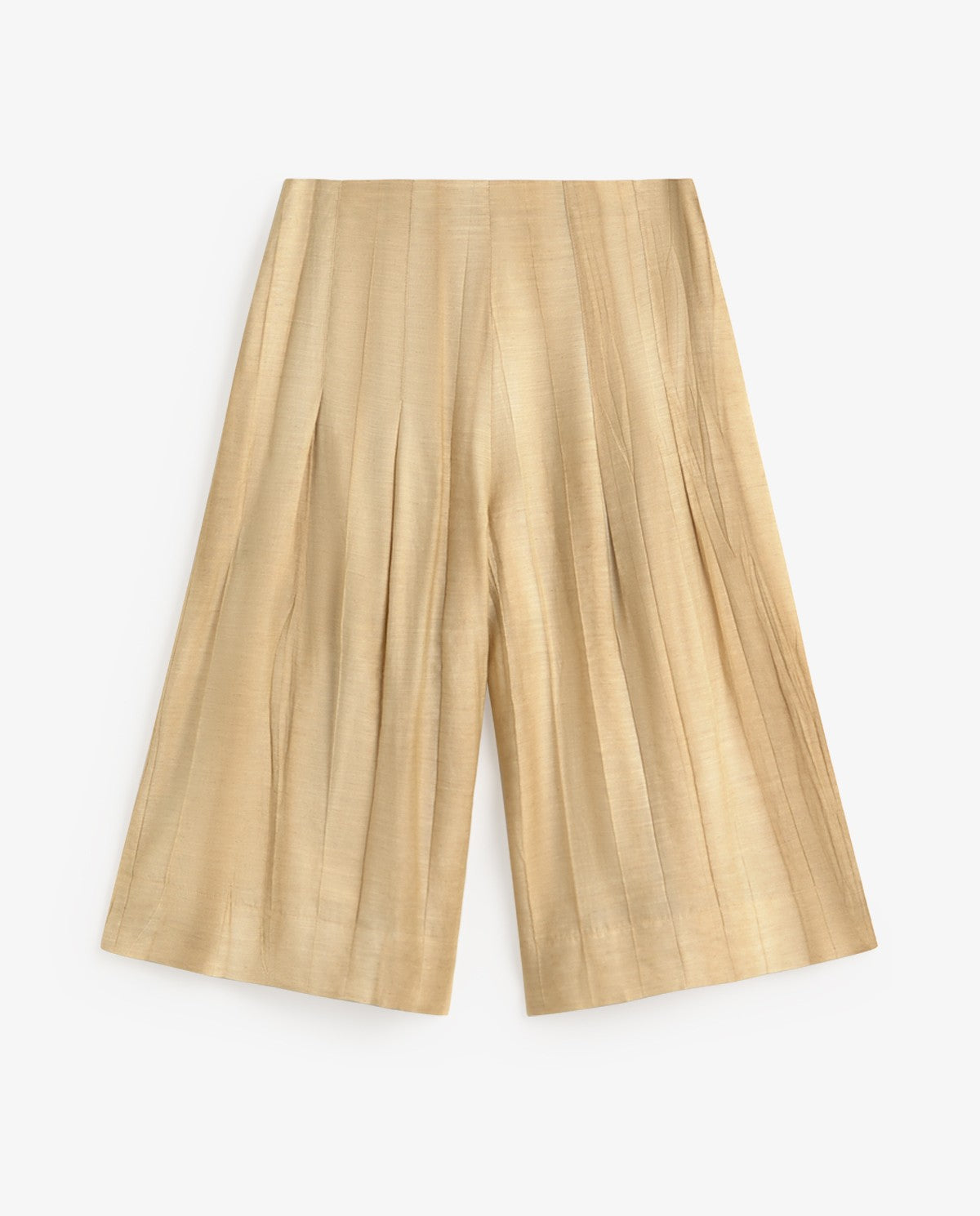 44858 - Crinkled Effect Bermuda Shorts