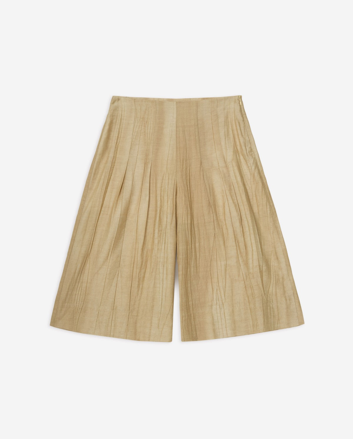 44858 - Crinkled Effect Bermuda Shorts