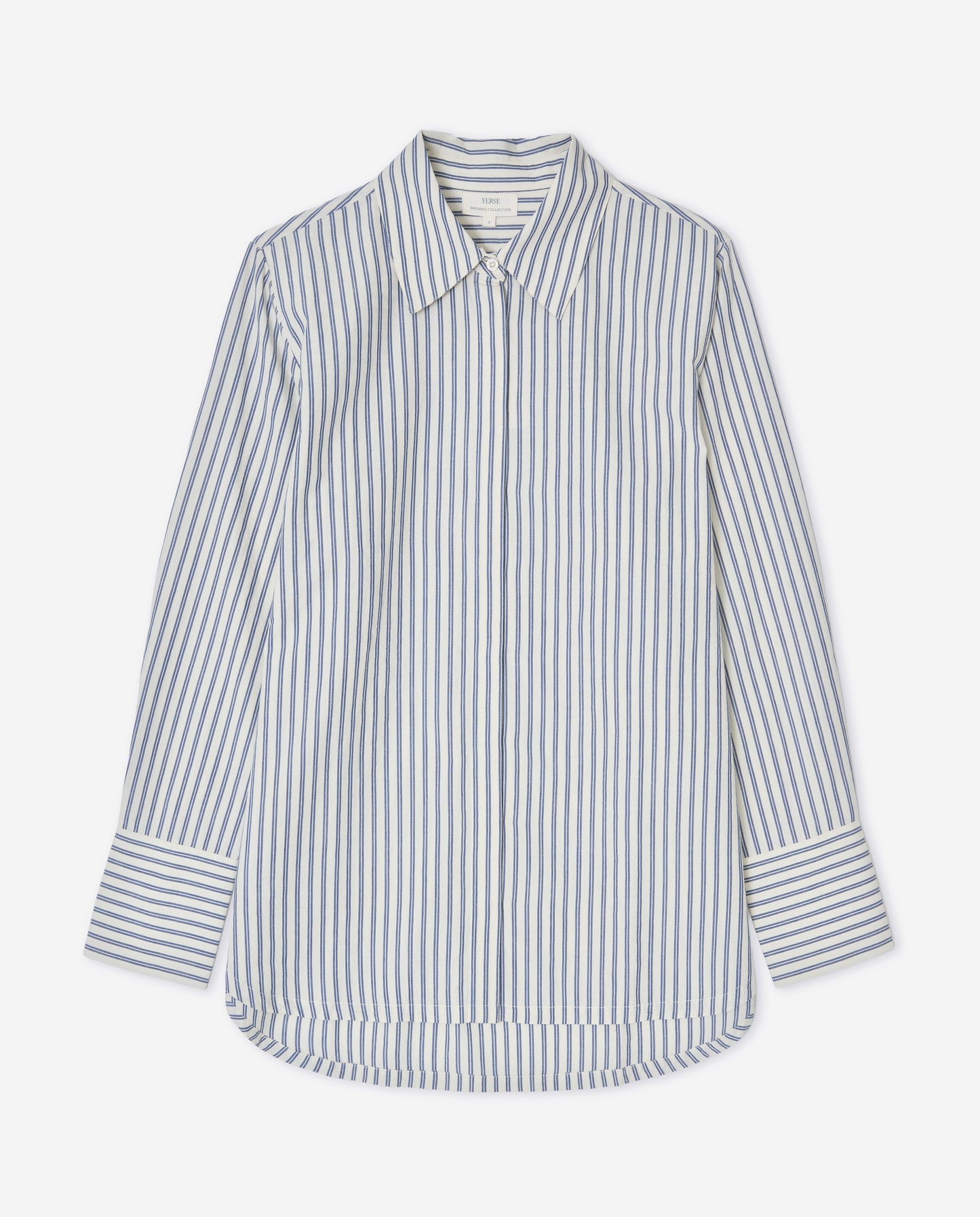 44886 - Oversized Shirt Collar Shirt