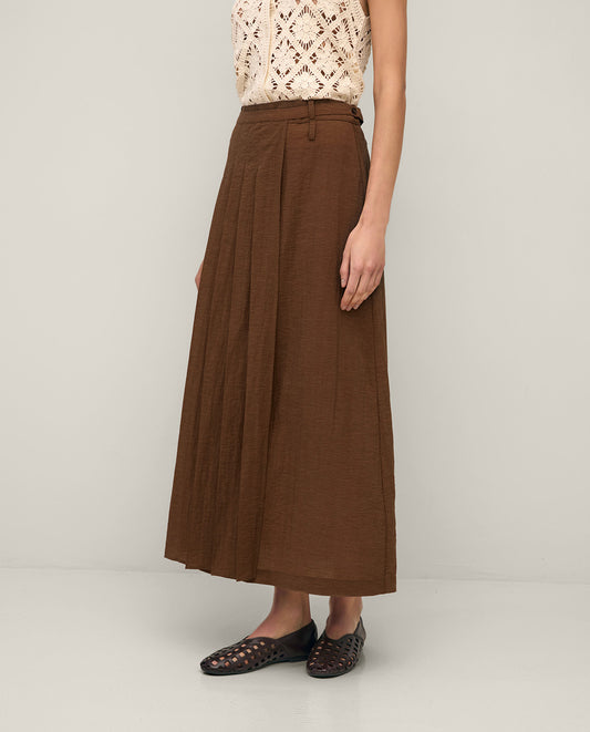 44889 - Double Layer Midi Skirt