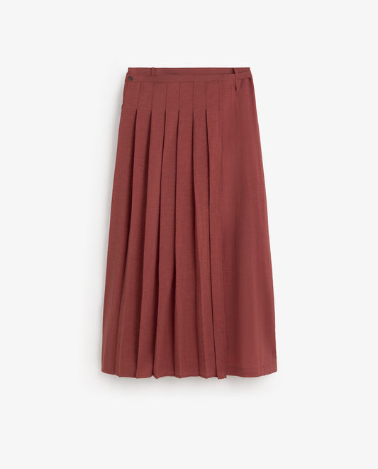 44889 - Double Layer Midi Skirt