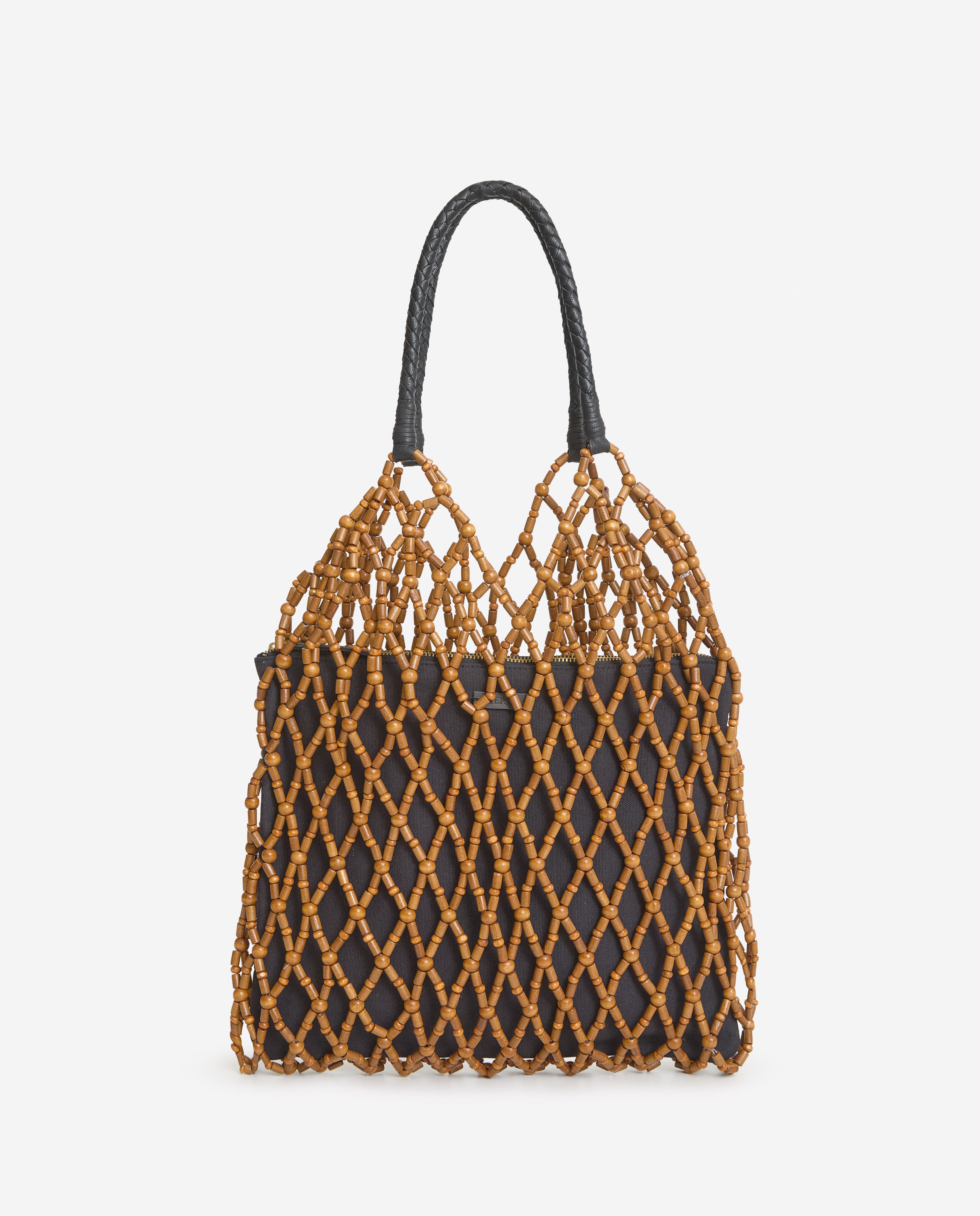 44929 - Wooden Bead Bag – Lewellyn Shoppe