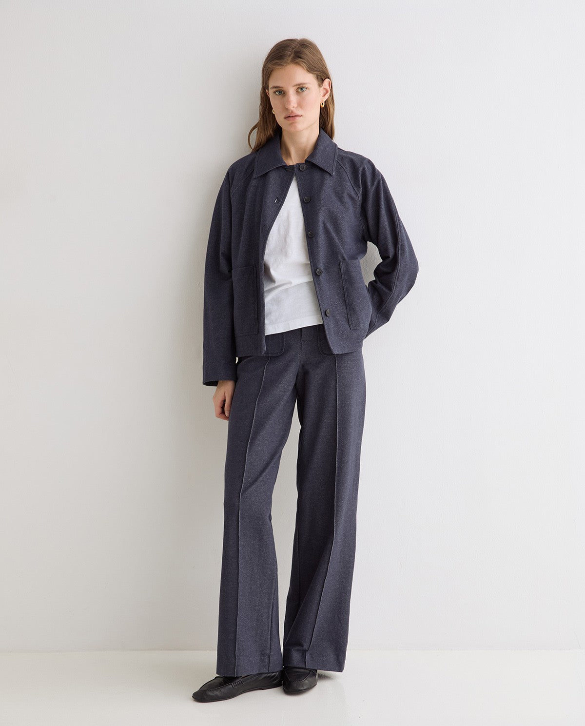 45445-Trousers With Denim Look Pockets