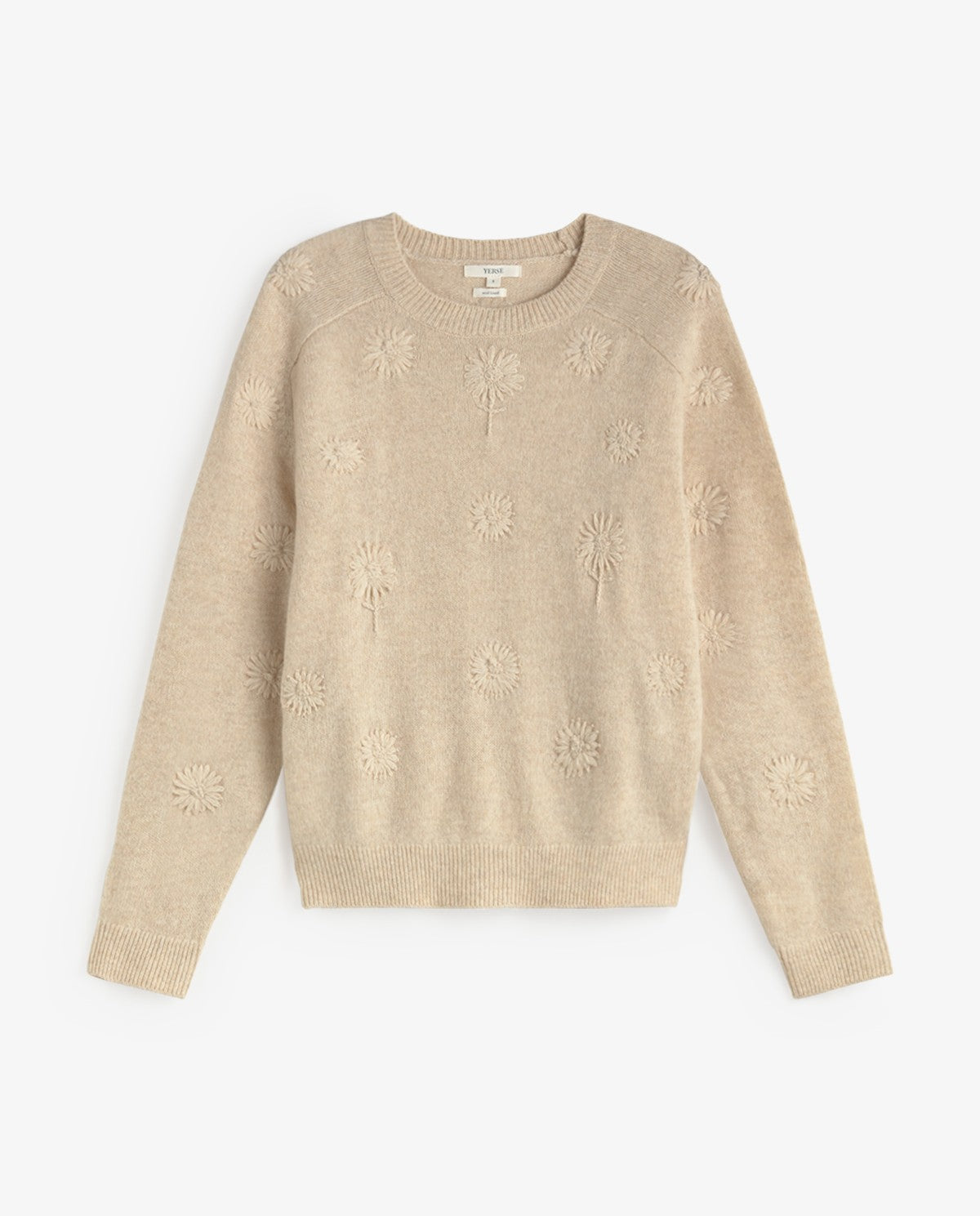 45531-Tone On Tone Embroidered Sweater