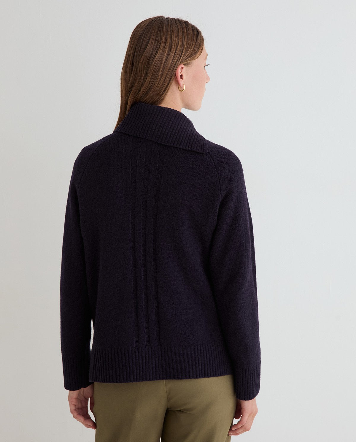 45533-Open Roll Neck Sweater