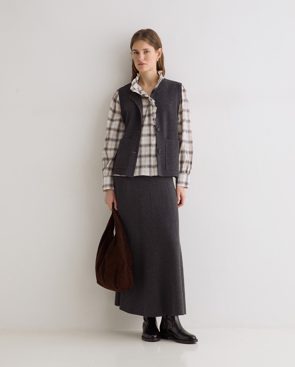 45580-Open Full Knit Vest