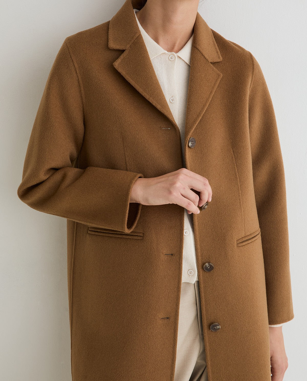 45602-Midi Handmade Coat