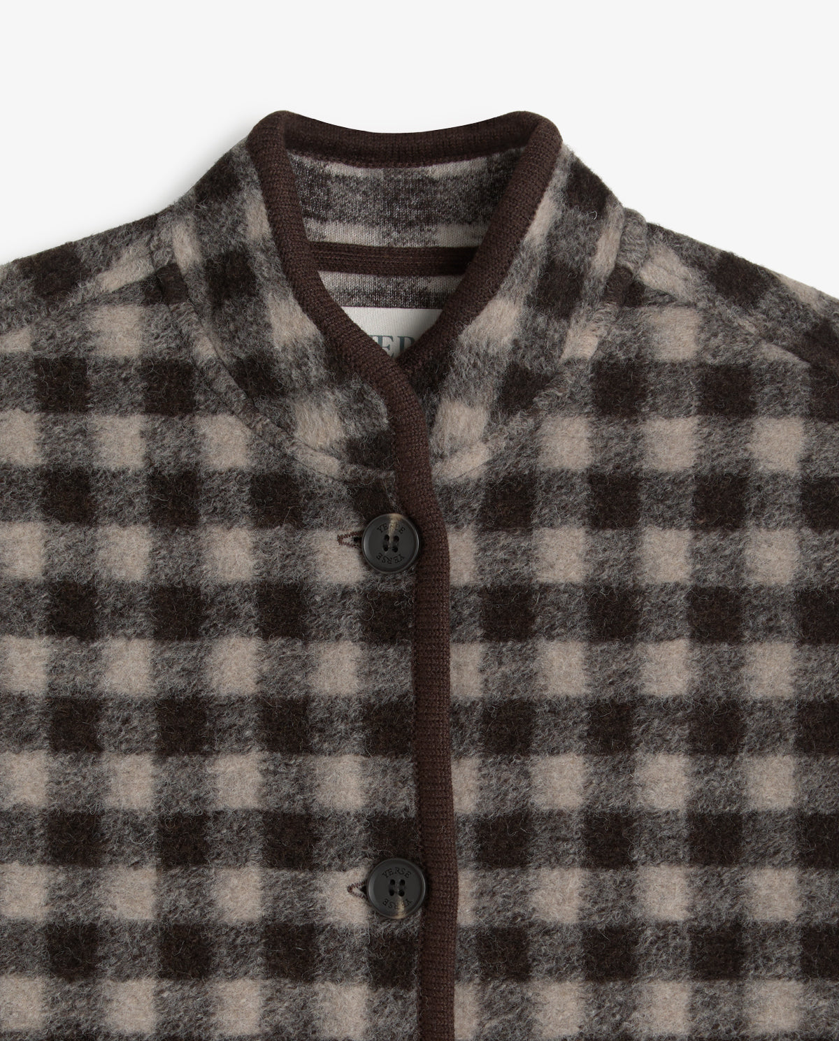 45620-Short Boiled Wool Coat