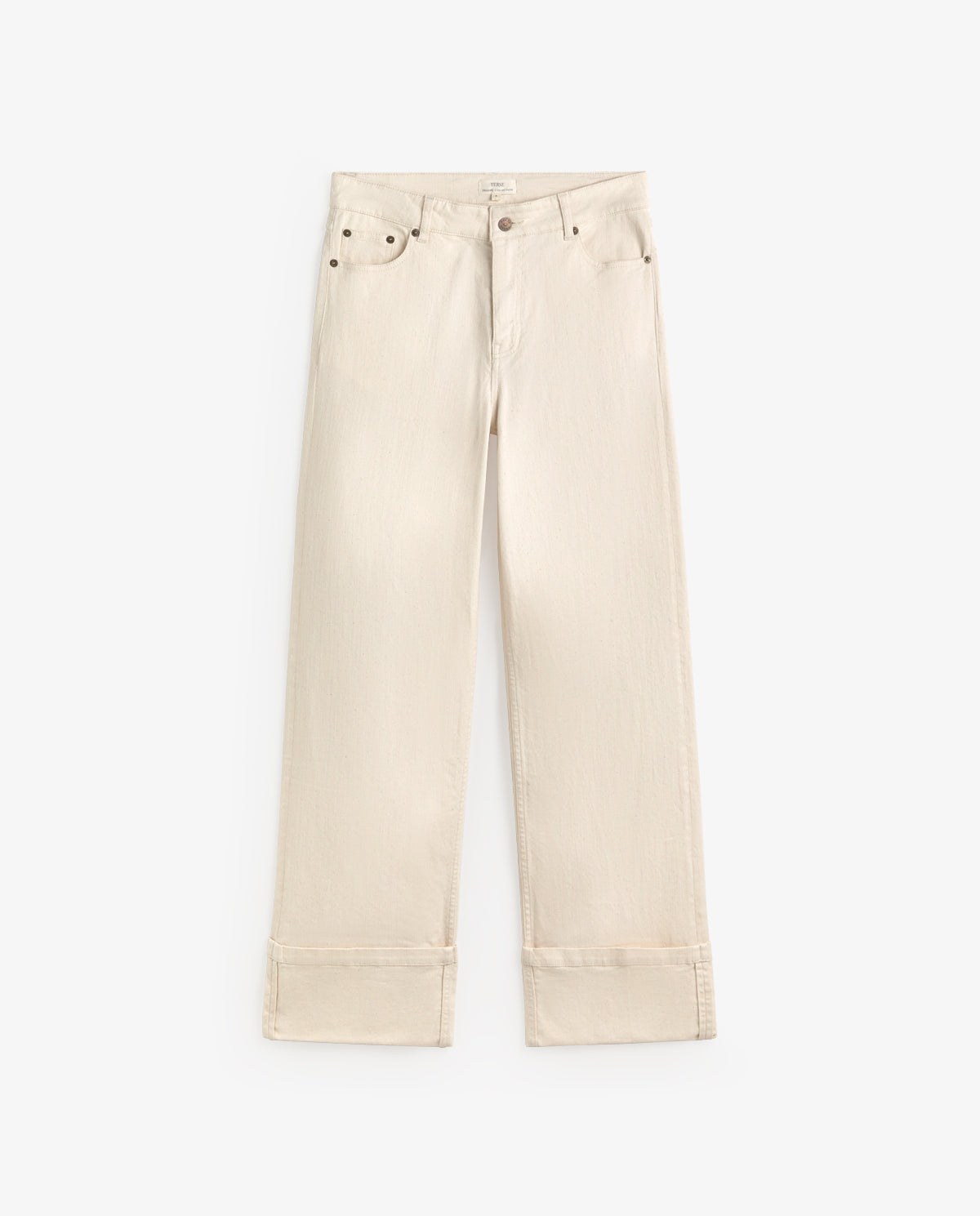 45851-Wide Leg Denim Trousers