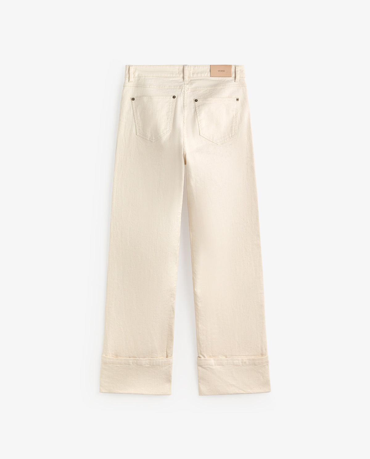 45851-Wide Leg Denim Trousers