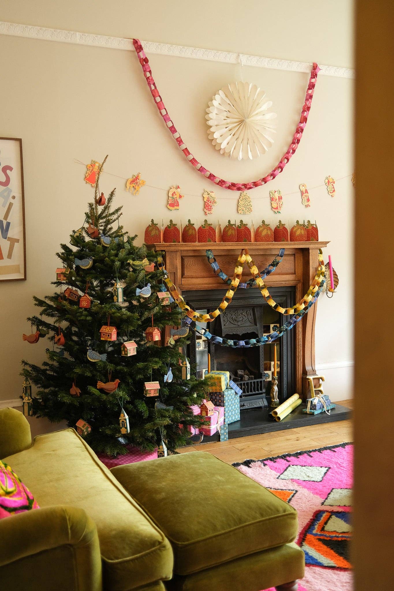 UK/EU: Pink & Red Paper Chain Kit