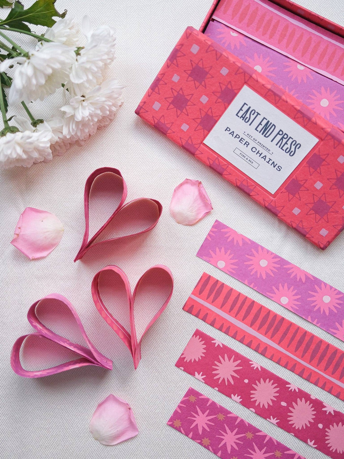 UK/EU: Pink & Red Paper Chain Kit