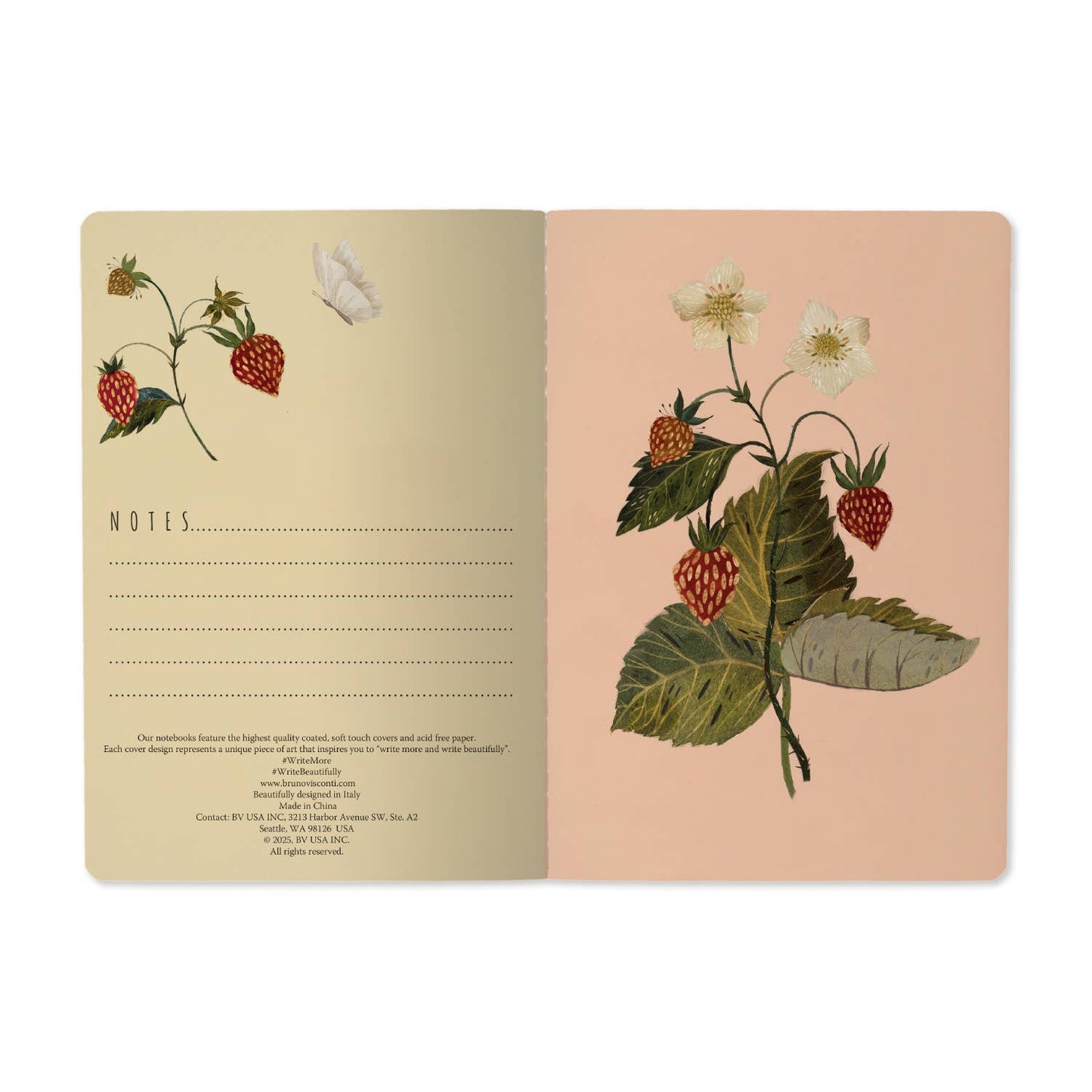 Wild Strawberry Notebook