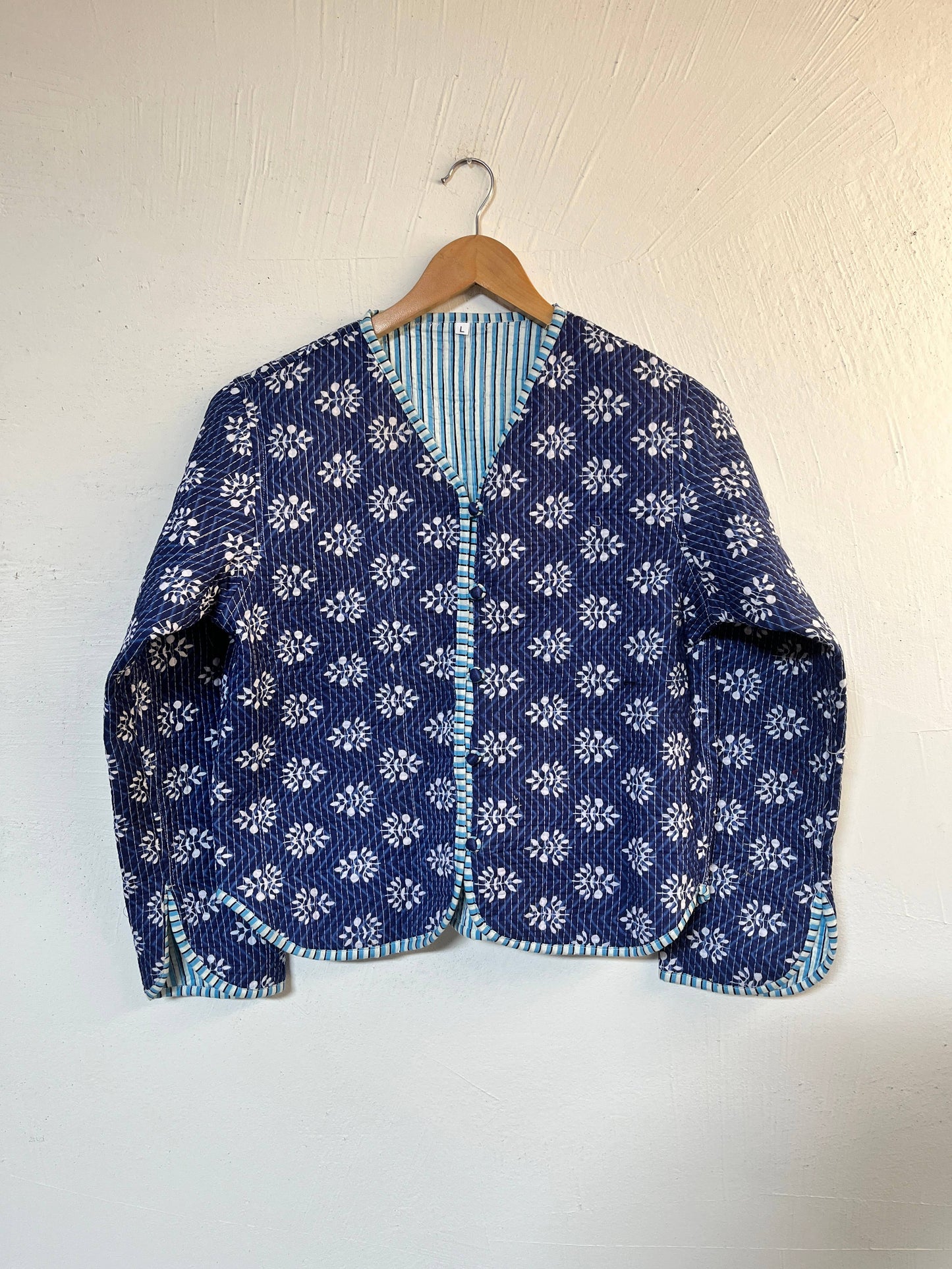 Dahlia Reversible Cotton Quilted Jacket
