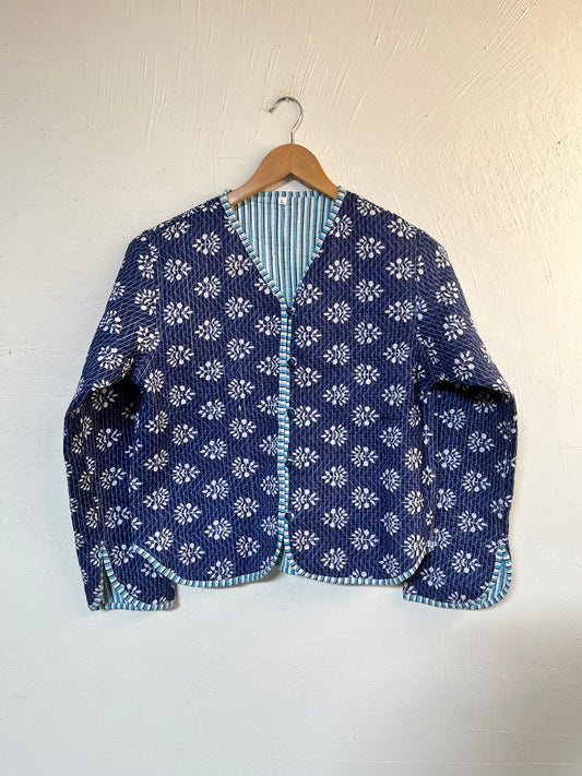 Dahlia Reversible Cotton Quilted Jacket