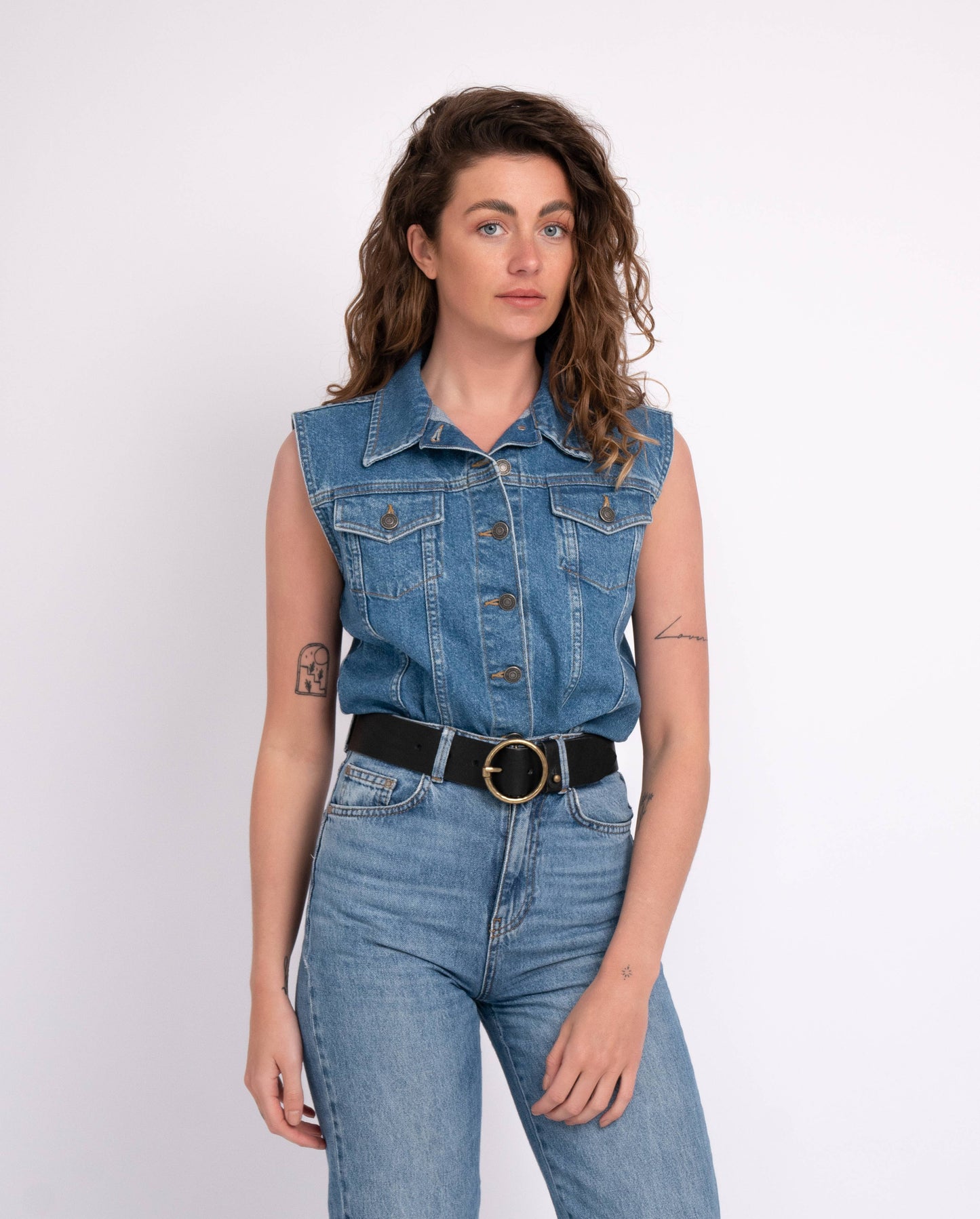 Pip 2.0 | Vintage Full-Grain Leather Belt for Women