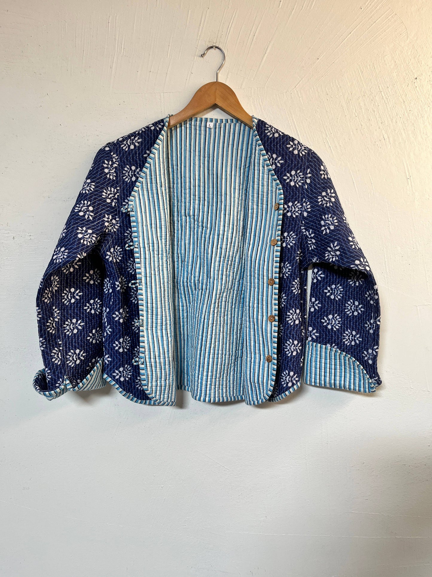 Dahlia Reversible Cotton Quilted Jacket